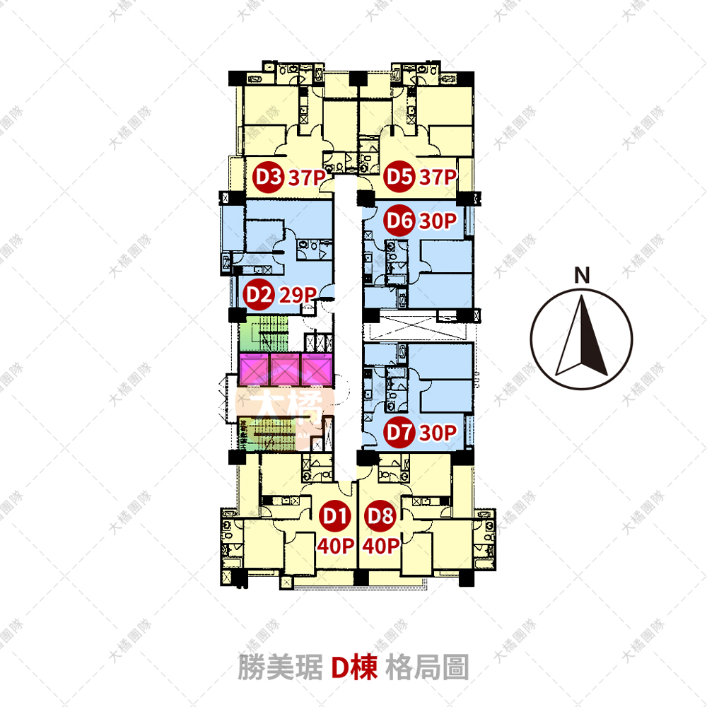 勝美琚-A棟格局圖
