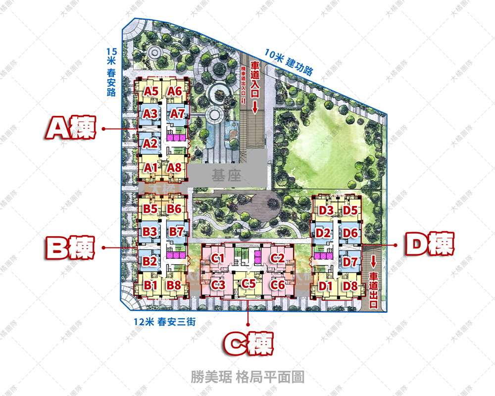 勝美琚-格局平面圖