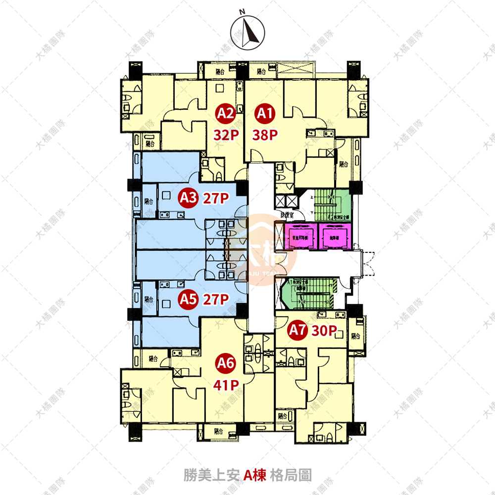 勝美上安-A棟格局圖