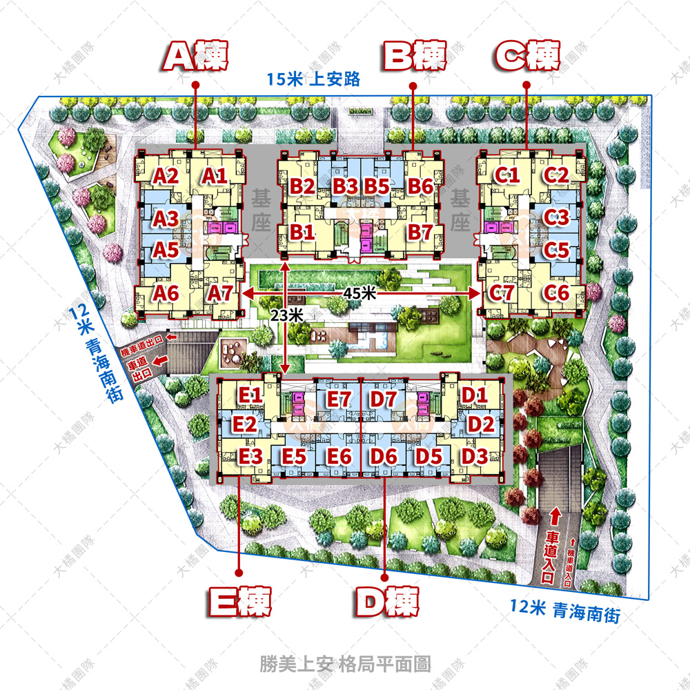 勝美上安-格局平面圖