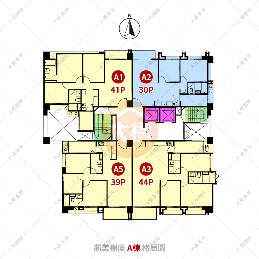 勝美樹廈-格局圖