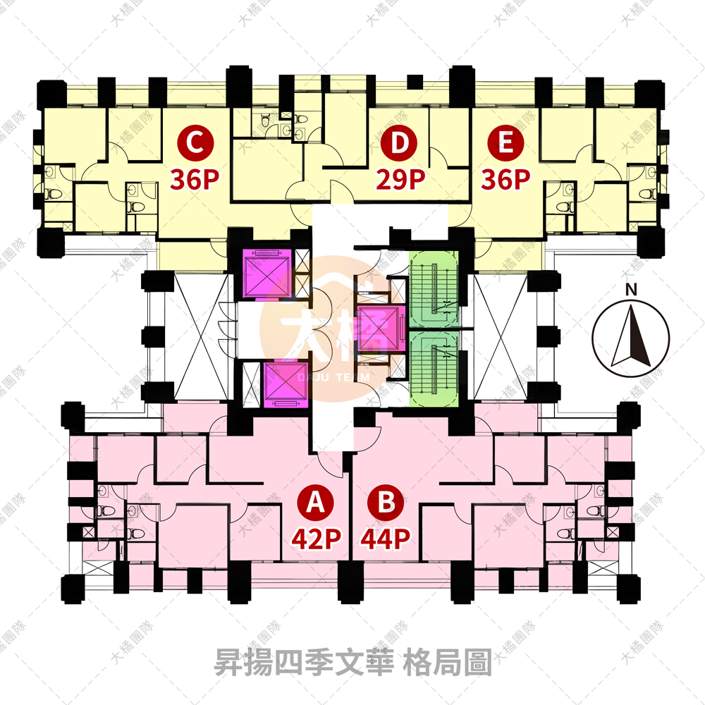 昇揚四季文華-格局圖