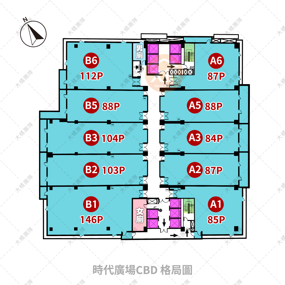 時代廣場CBD-格局圖