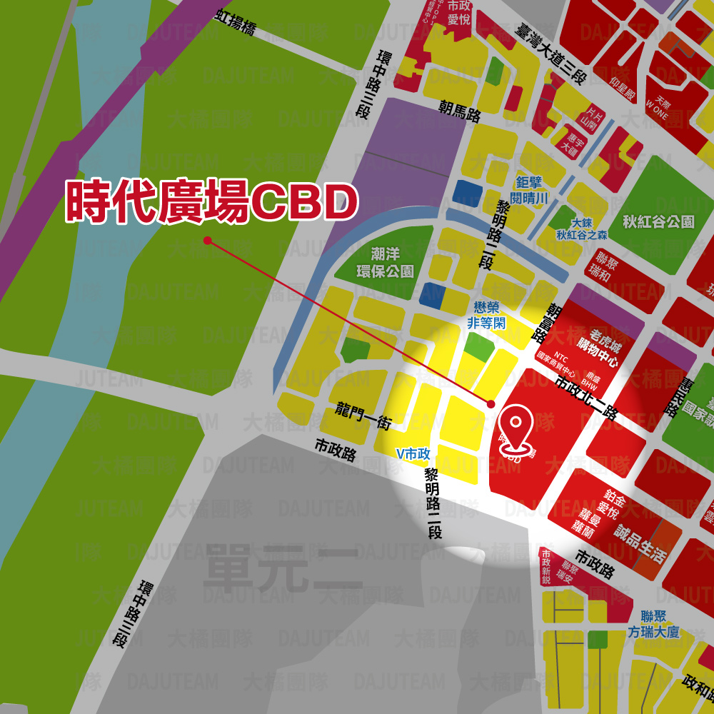 時代廣場CBD-位置圖