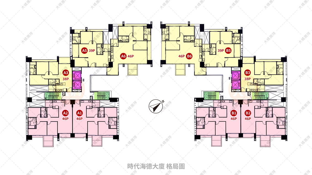 時代海德大廈-格局圖