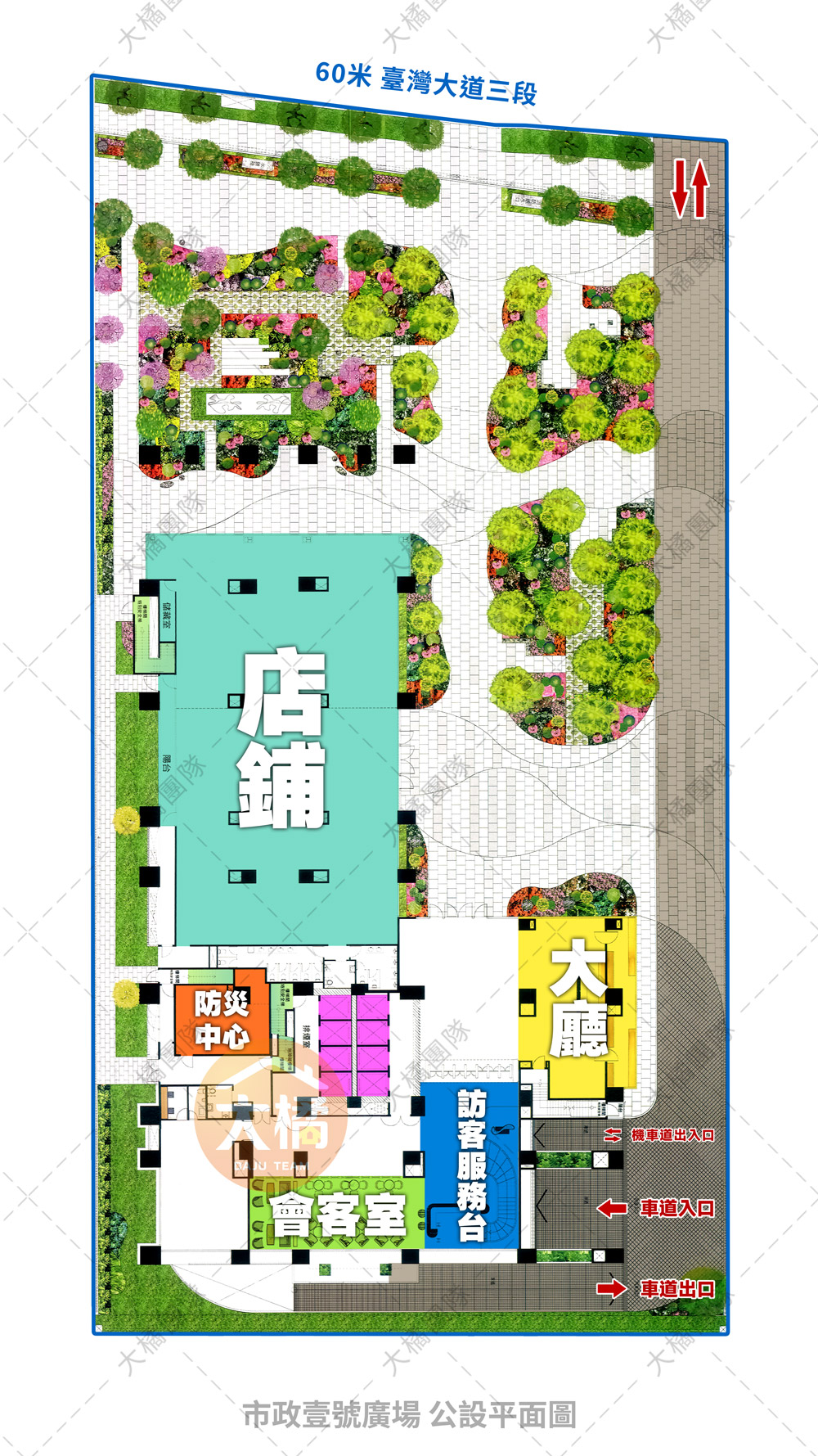 市政壹號廣場-公設平面圖