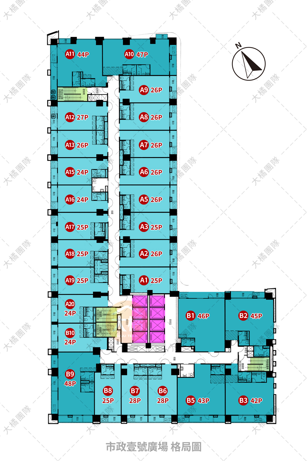市政壹號廣場-格局圖