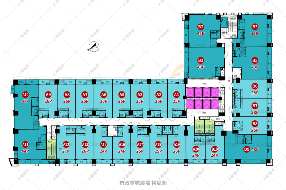 市政壹號廣場-格局圖