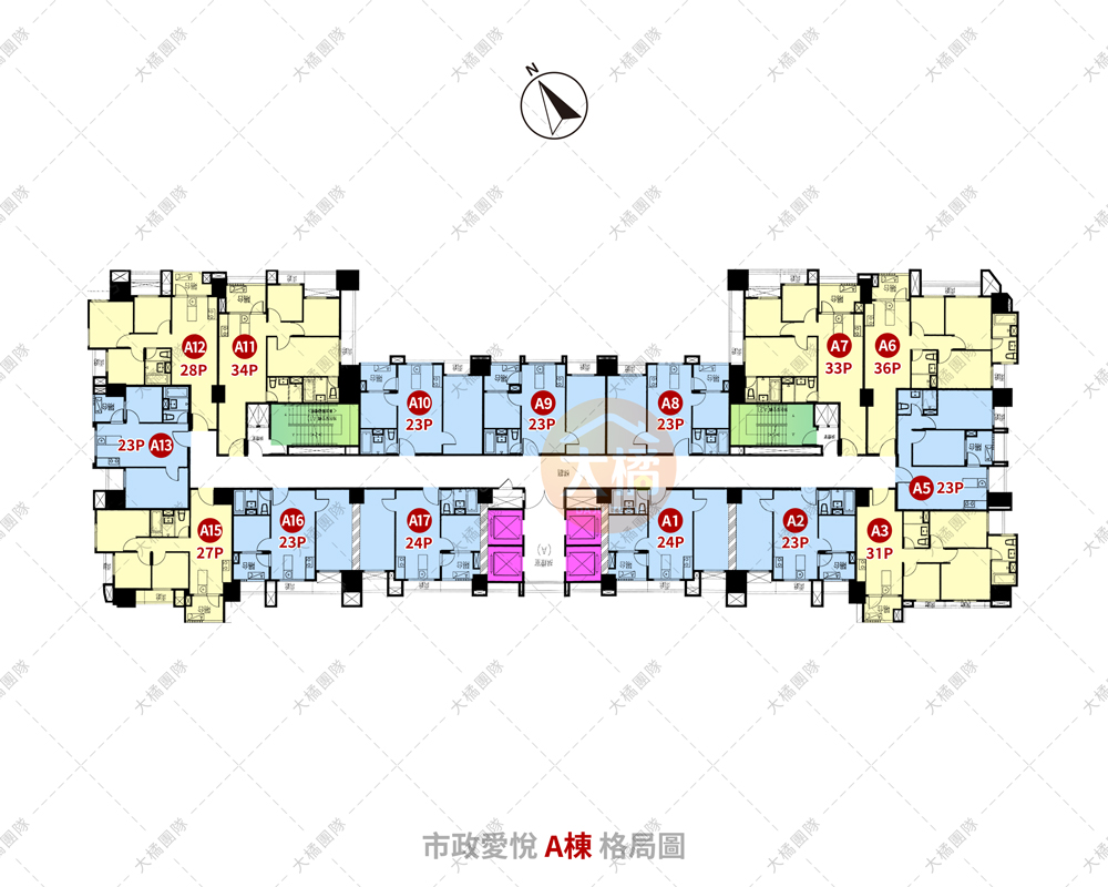 市政愛悅-格局平面圖