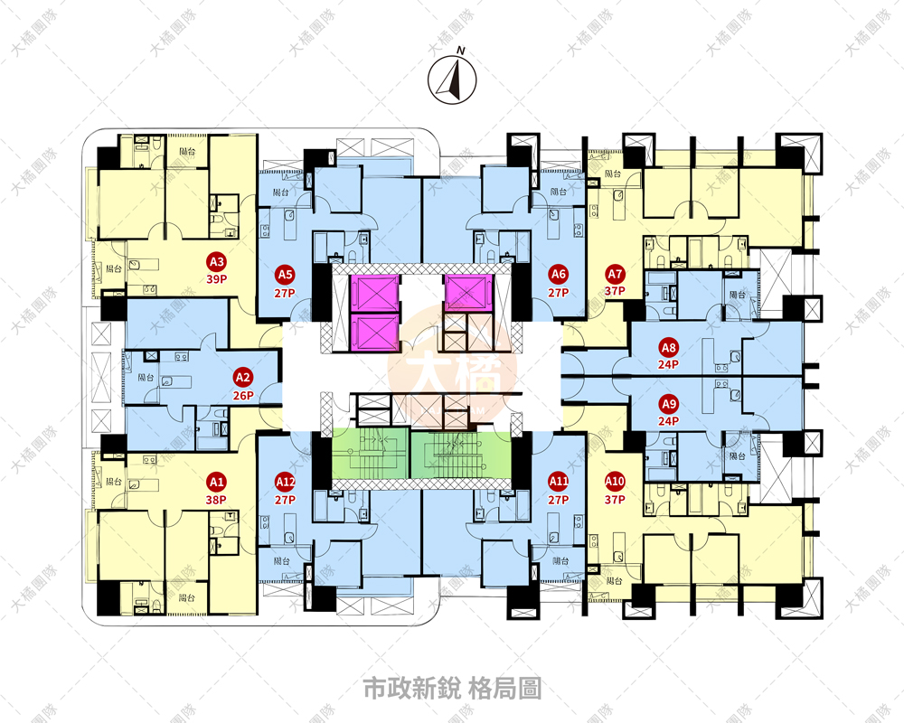 市政新銳-格局圖