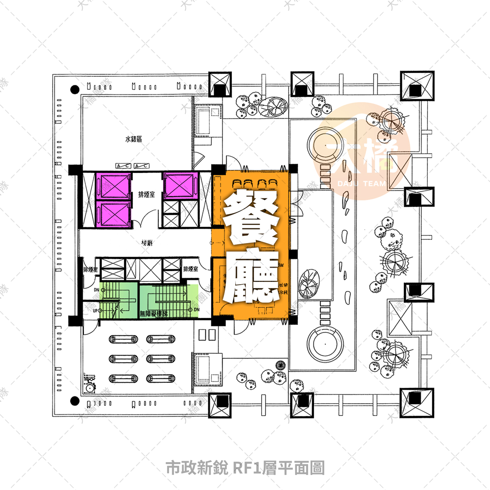 市政新銳-屋突1F層平面圖