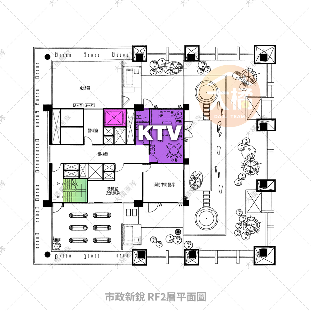 市政新銳-屋突2F層平面圖