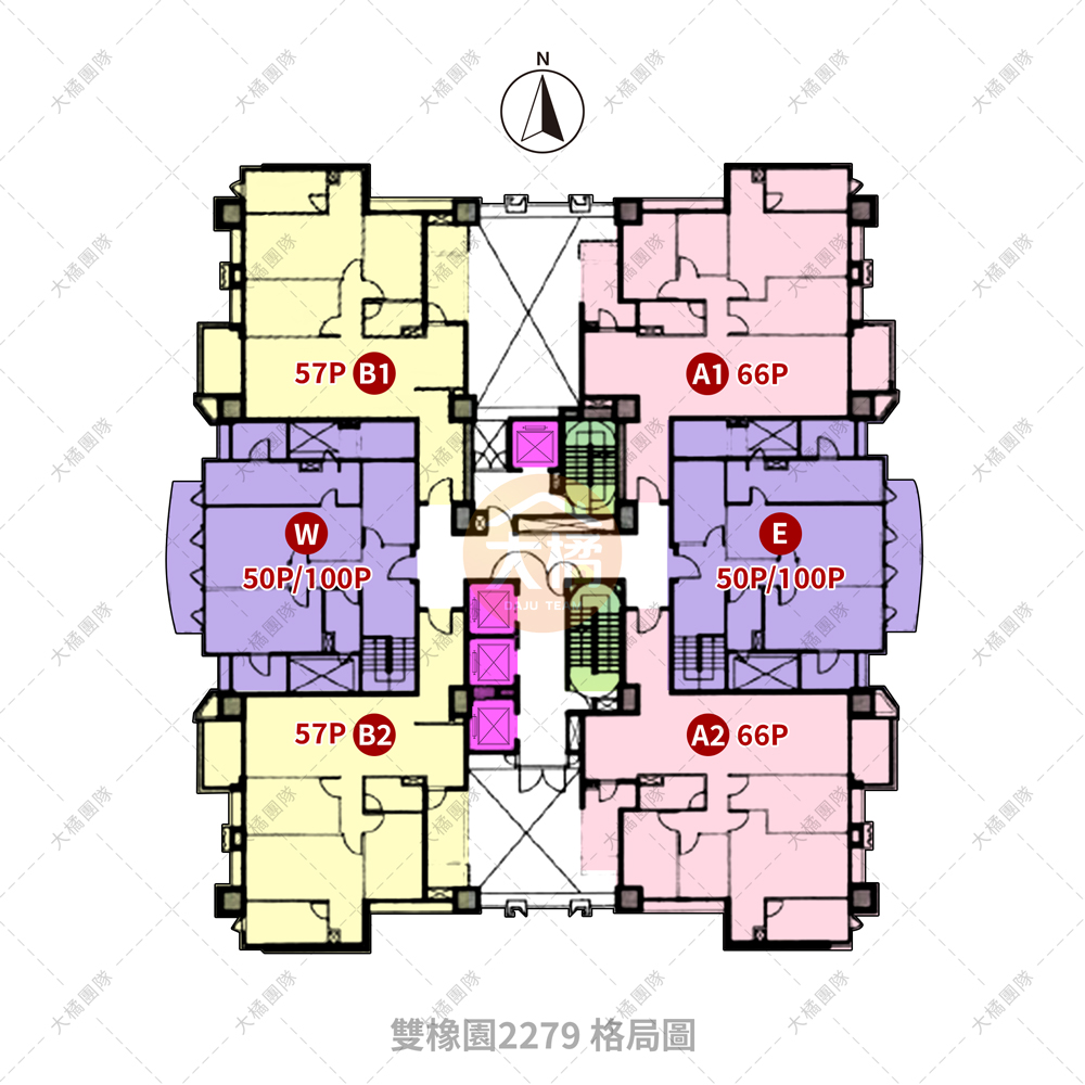 雙橡園2279-格局圖