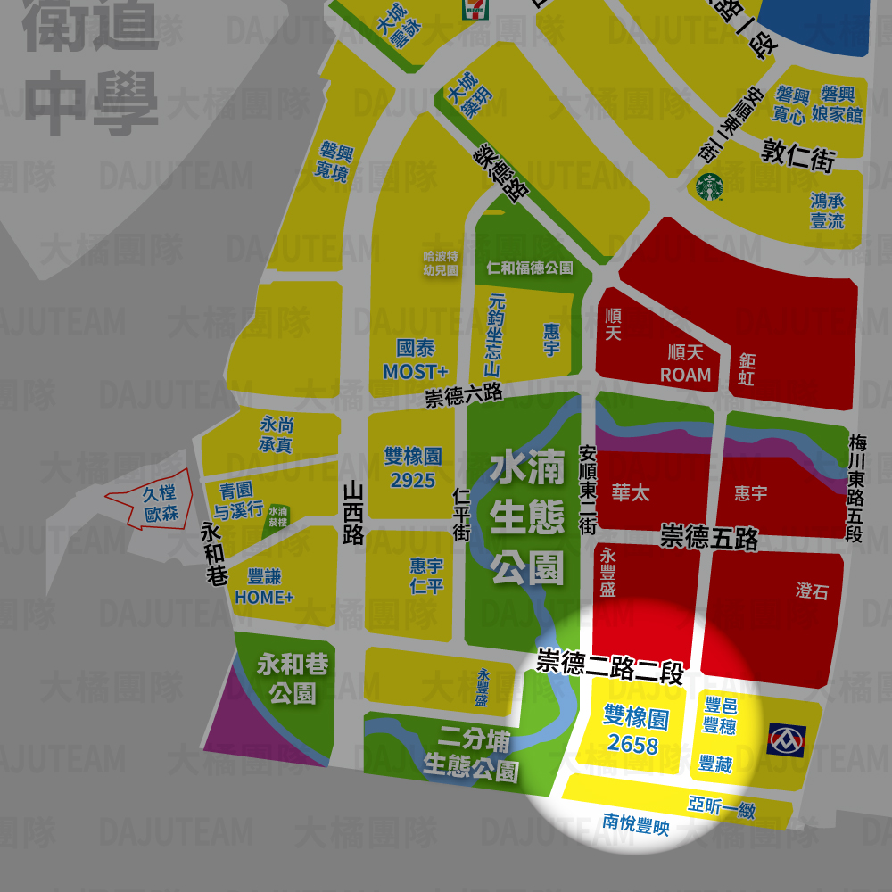 雙橡園2658-位置圖