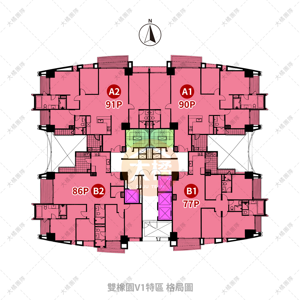 雙橡園V1特區-格局圖