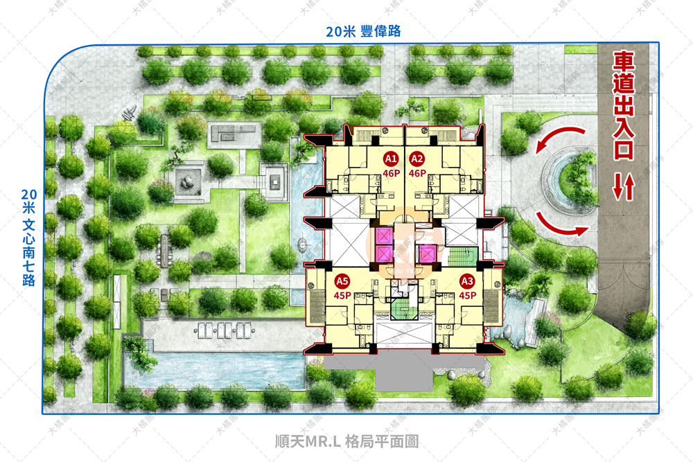 順天MR.L-格局平面圖