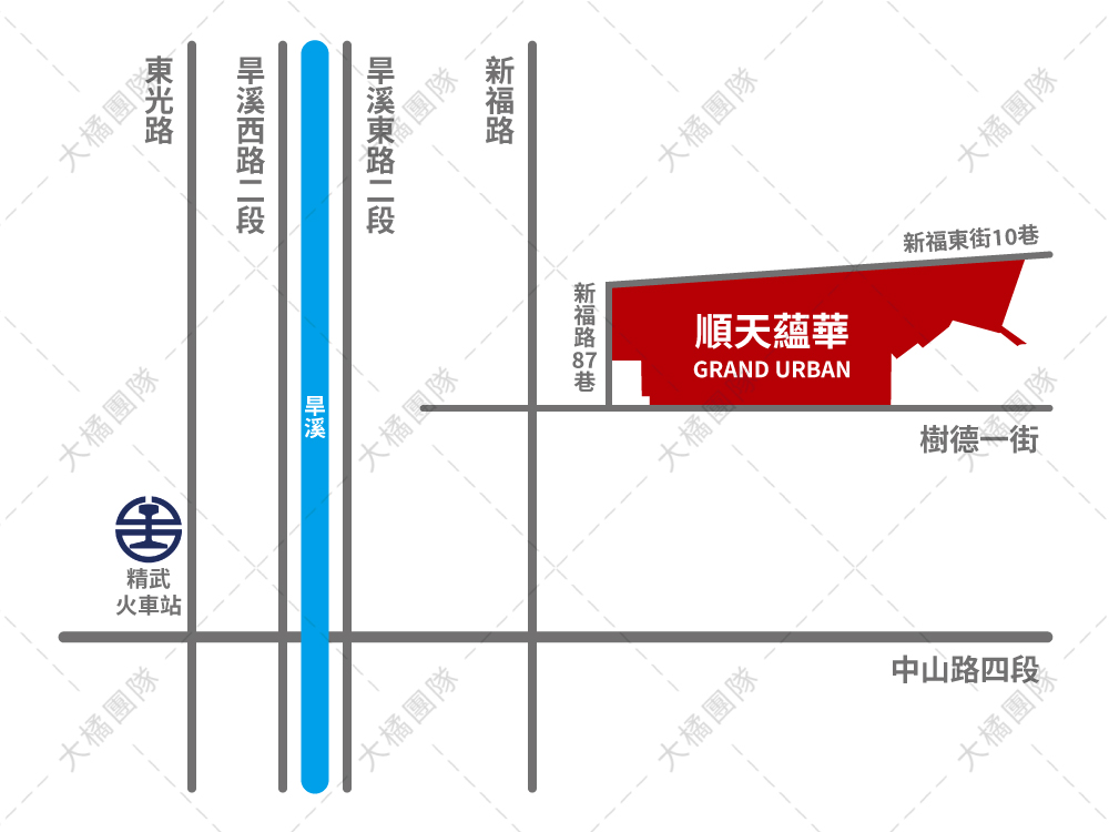 順天蘊華-位置圖