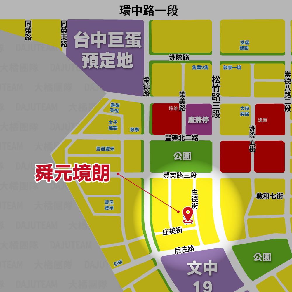 舜元境朗-位置圖