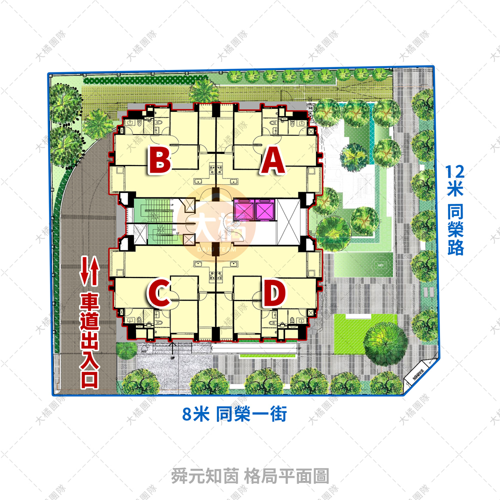 舜元知茵-格局平面圖