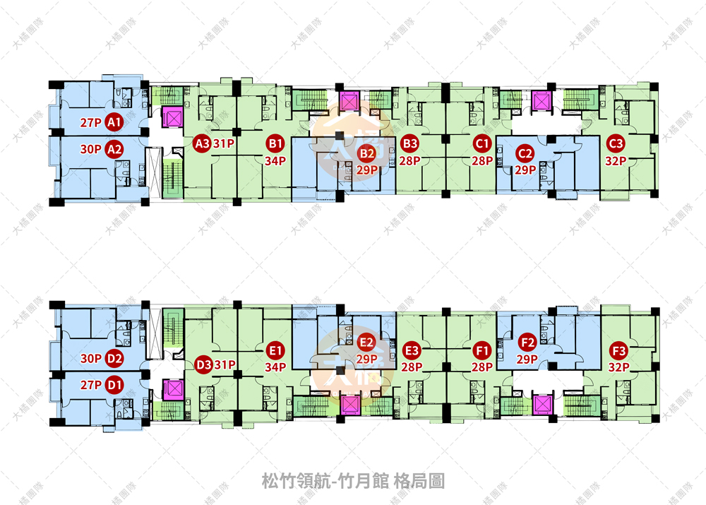 松竹領航-竹月館-格局圖