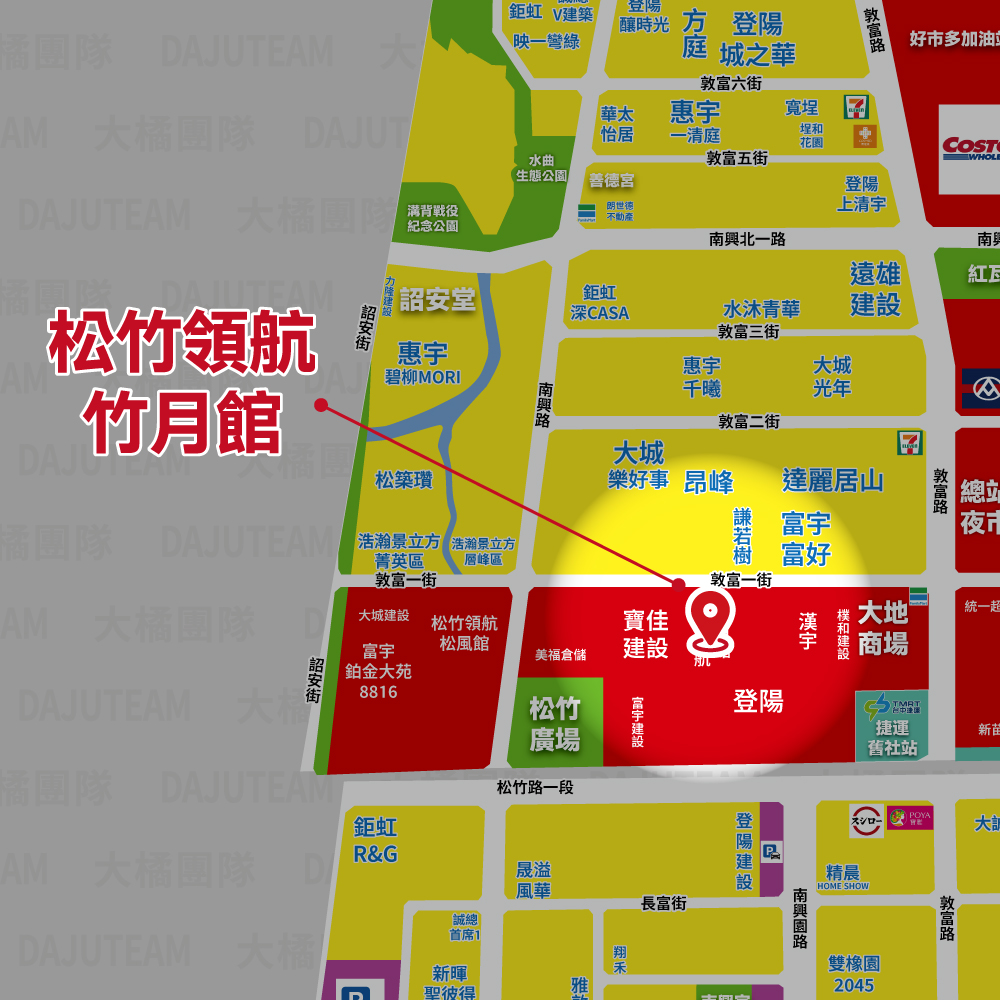 松竹領航-竹月館-位置圖