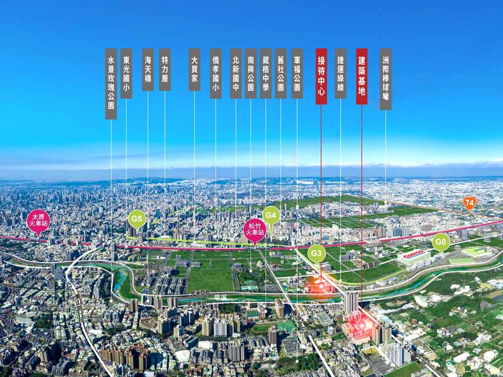 泰鉅捷世代-空拍基地圖
