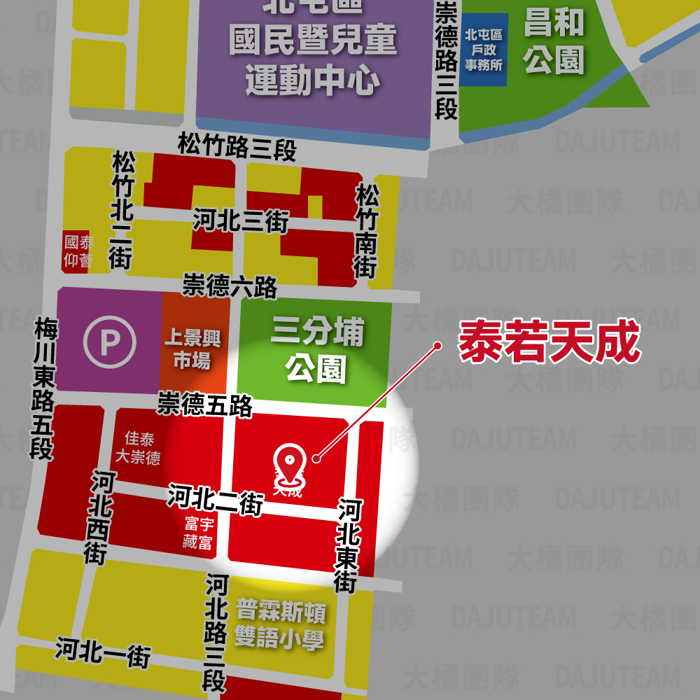 泰若天成-位置圖