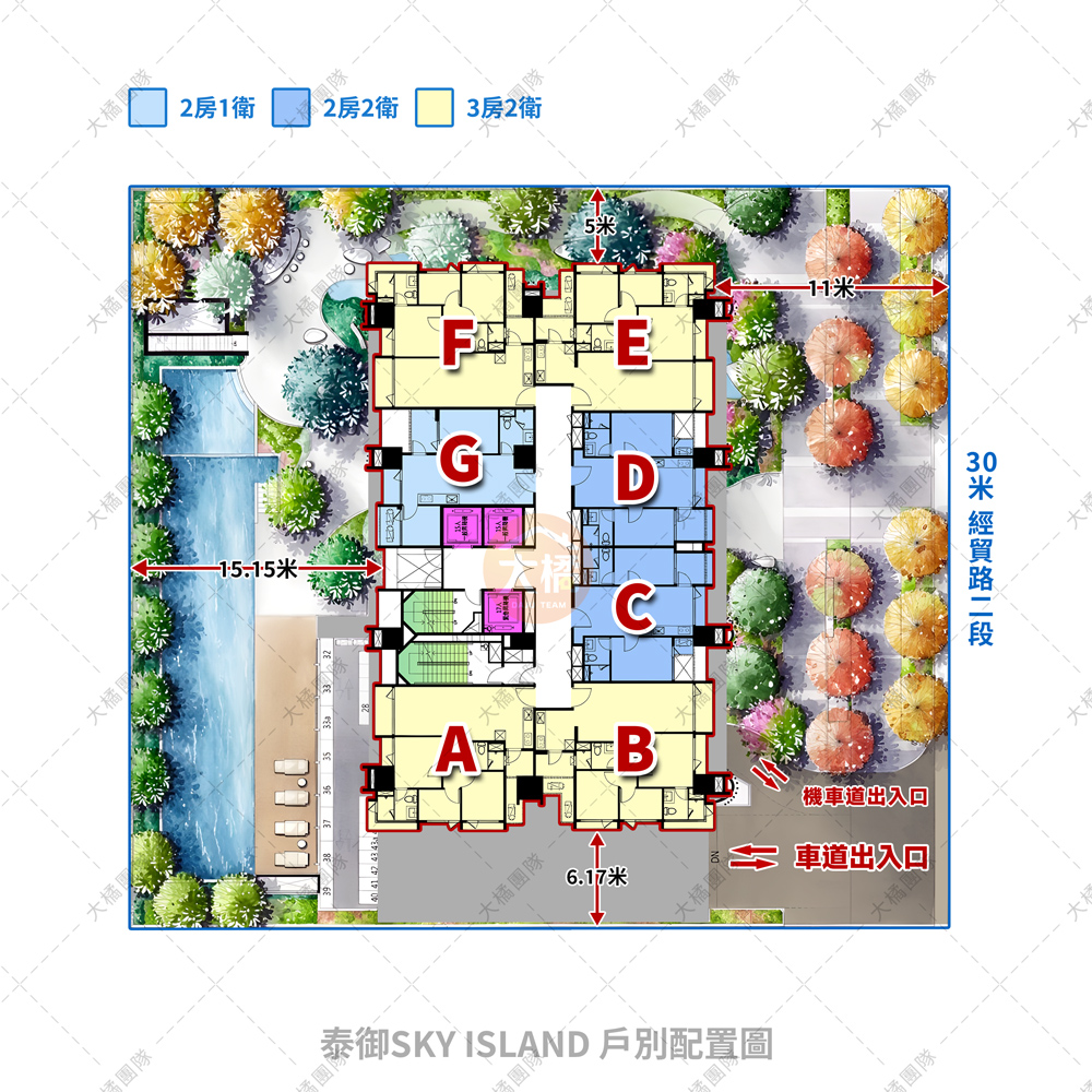泰御SKY ISLAND-戶別配置圖