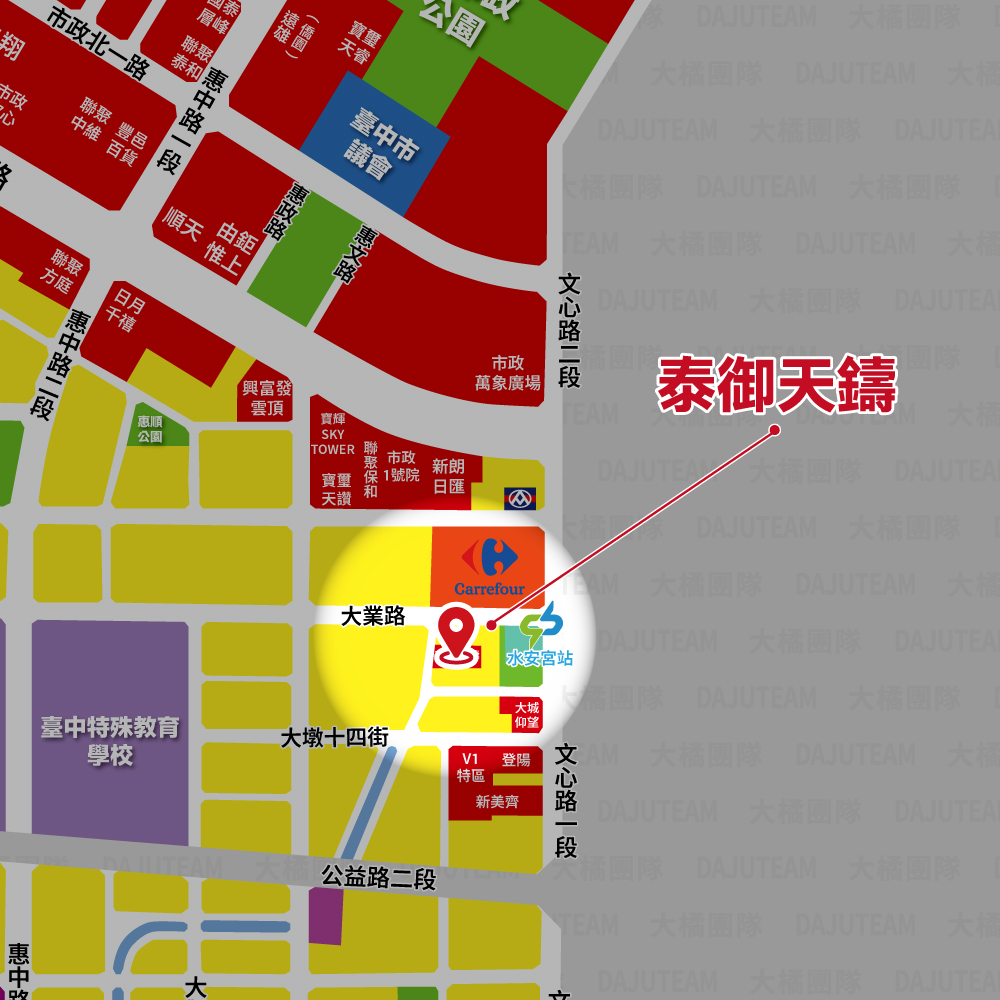 泰御天鑄-位置圖