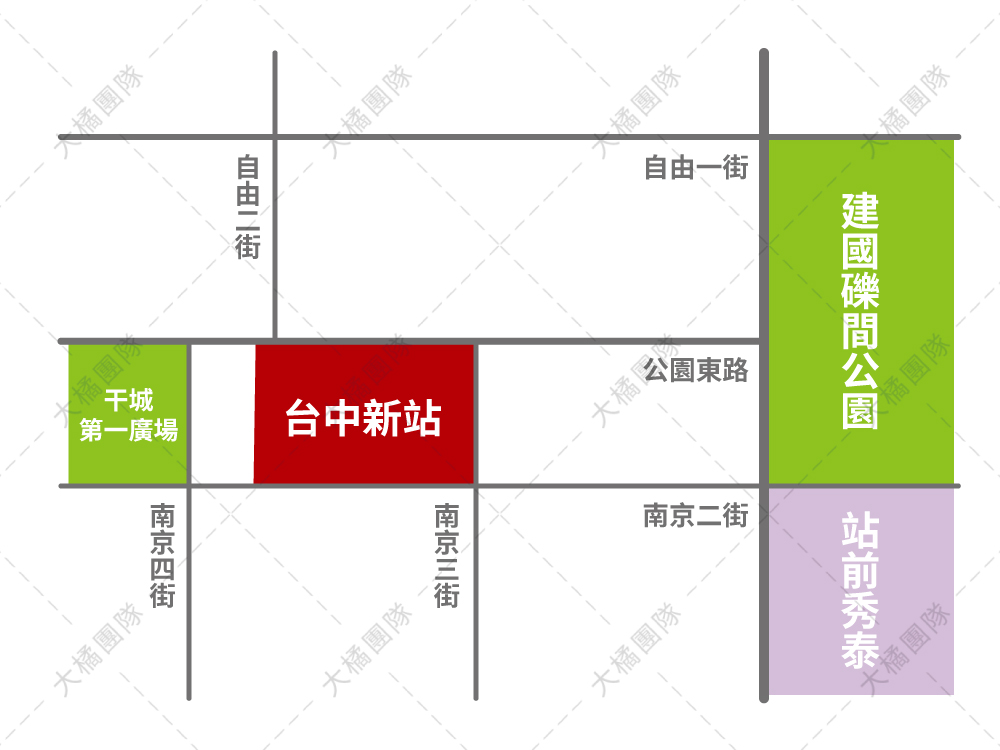 台中新站-位置圖