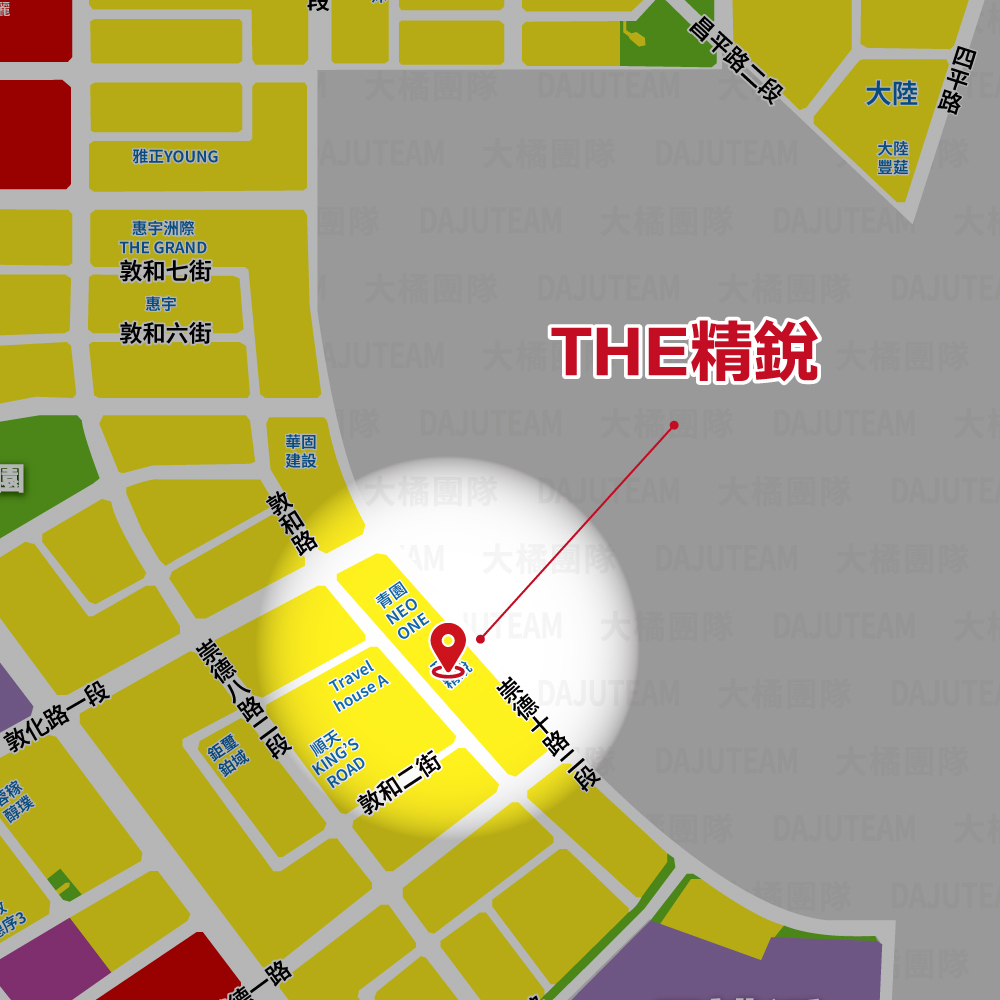 THE精銳-位置圖
