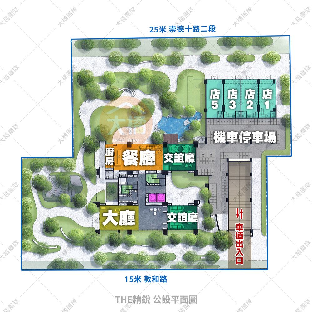 THE精銳-公設平面圖
