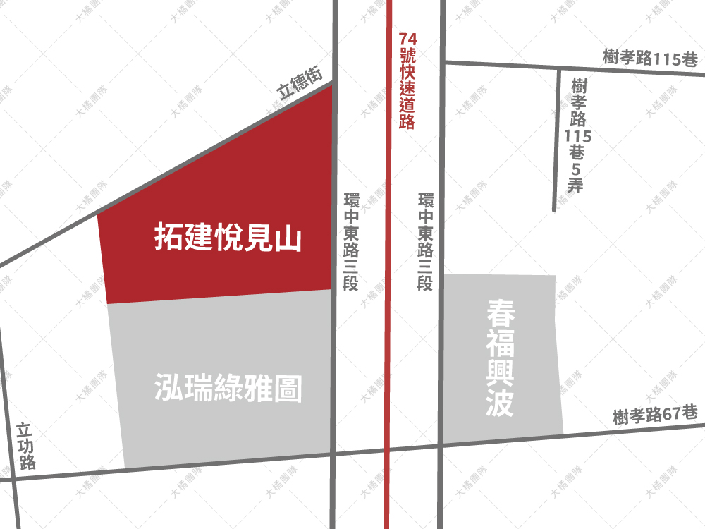 拓建悅見山-位置圖