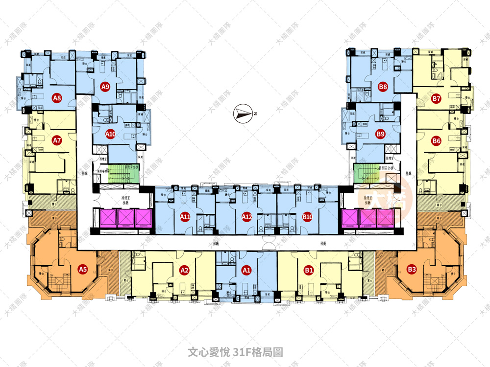 文心愛悅-31F格局圖