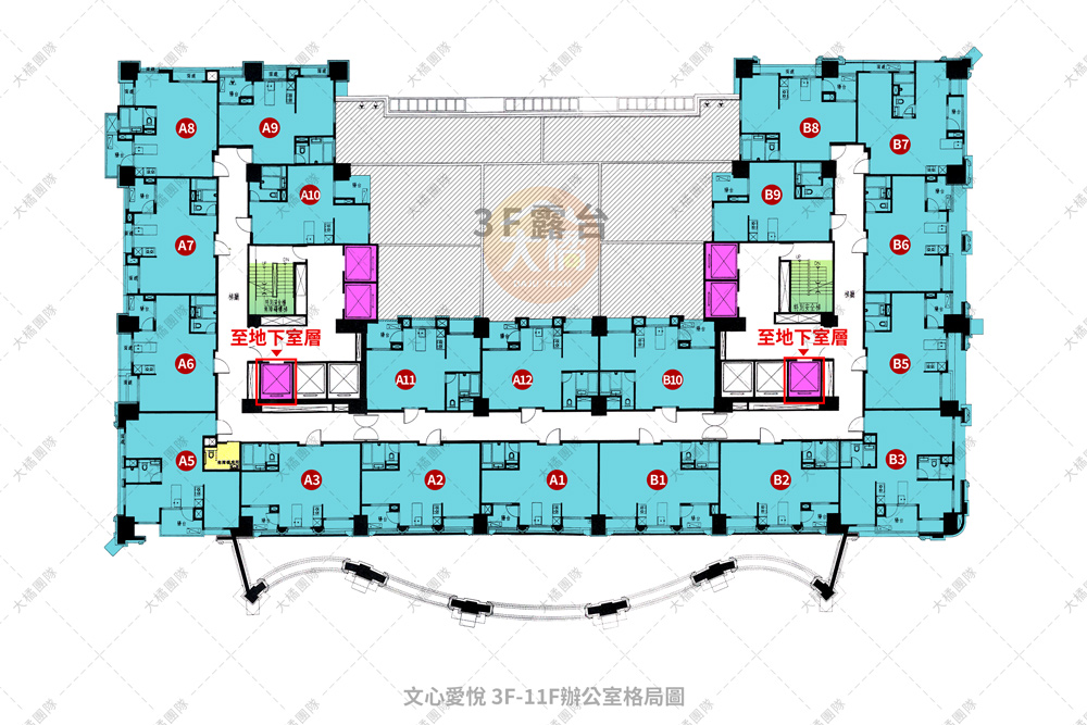 文心愛悅-辦公室格局圖