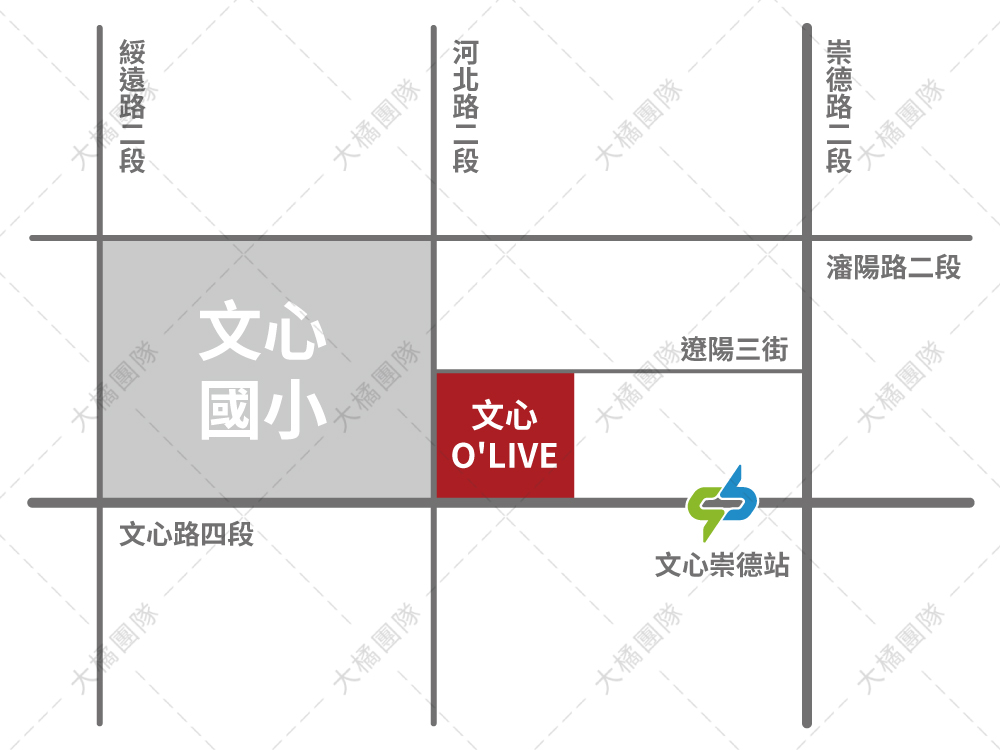 文心O'LIVE-位置圖
