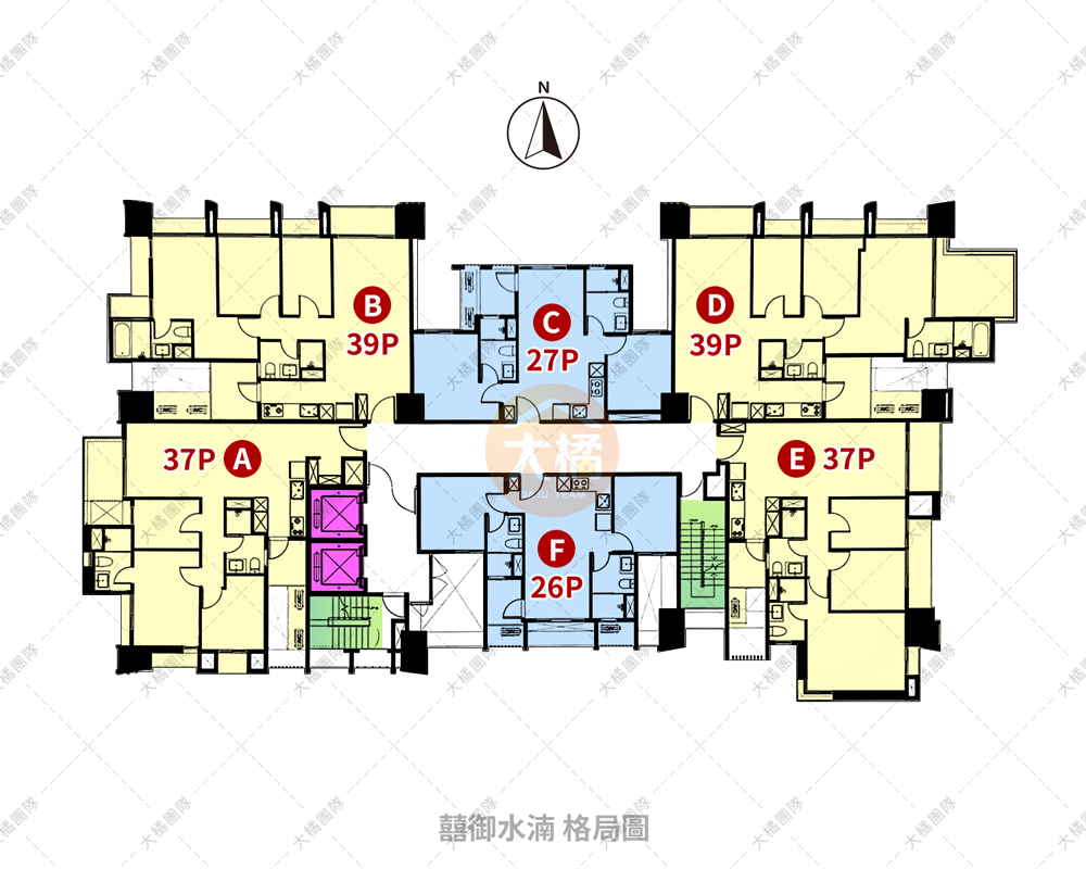 囍御水湳-格局圖