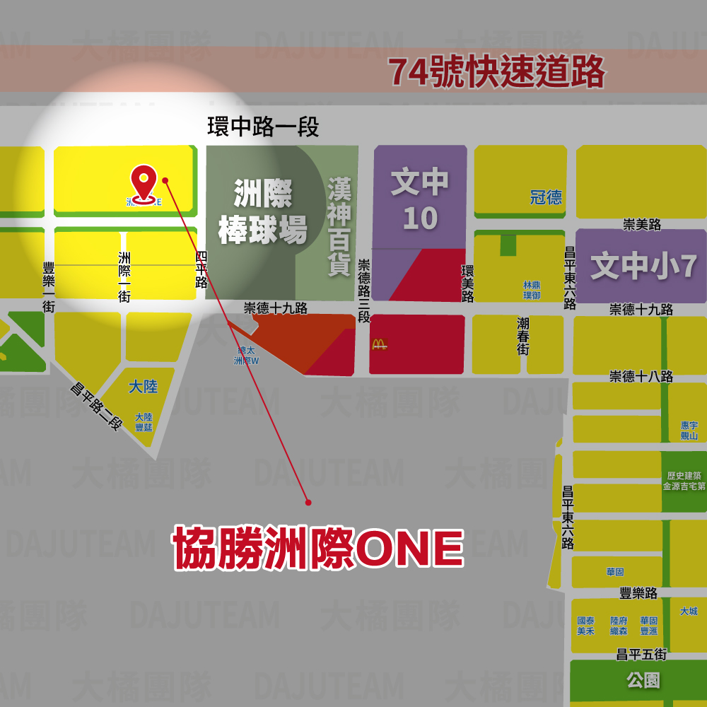 協勝洲際ONE-位置圖