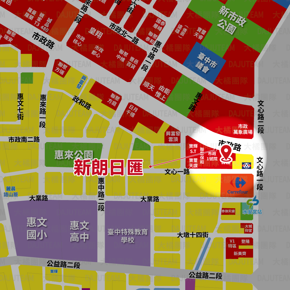 新朗日匯-位置圖