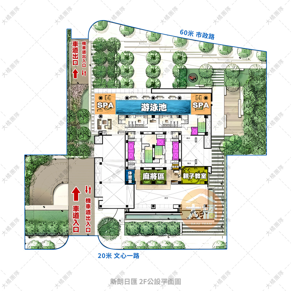 新朗日匯-2F公設平面圖