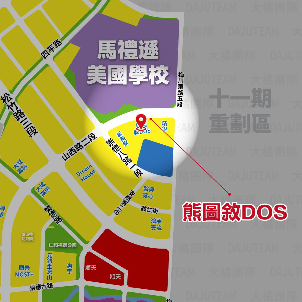 熊圖敘DOS-位置圖