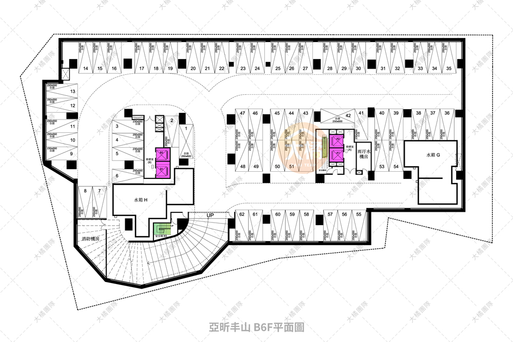 亞昕丰山-B6F平面配置