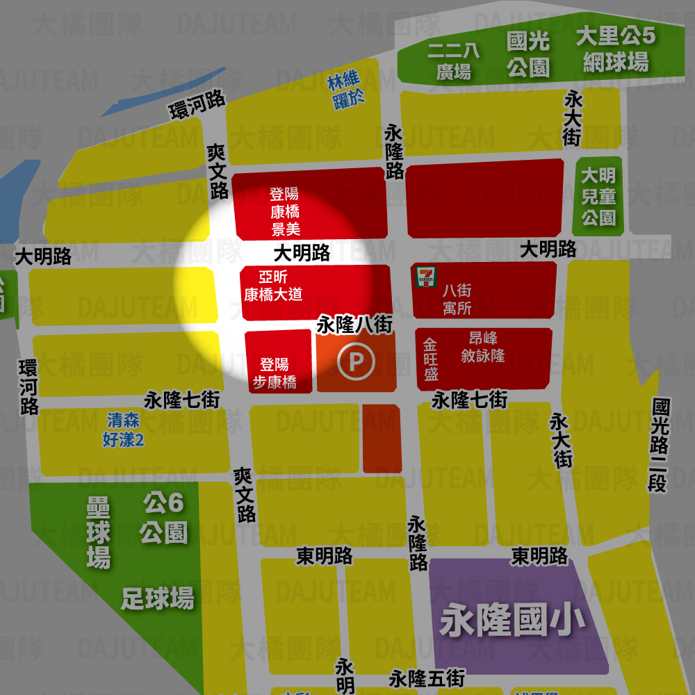 亞昕康橋大道-基地位置