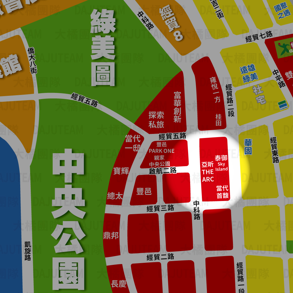 亞昕The Arc-位置圖