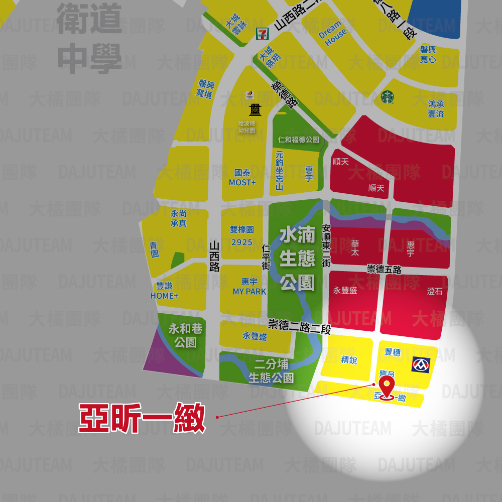 亞昕一緻-位置圖