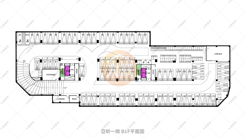 亞昕一緻-B1F平面圖