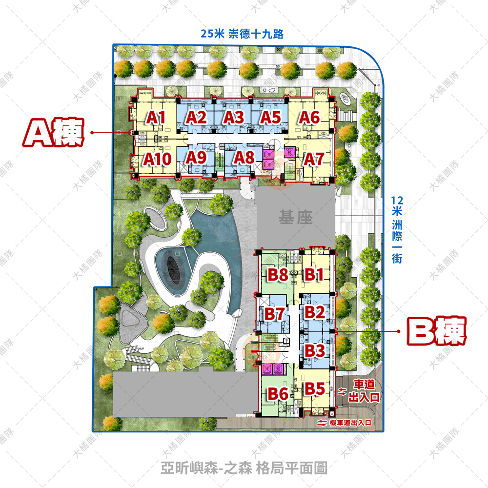 亞昕嶼森-之森-格局平面圖