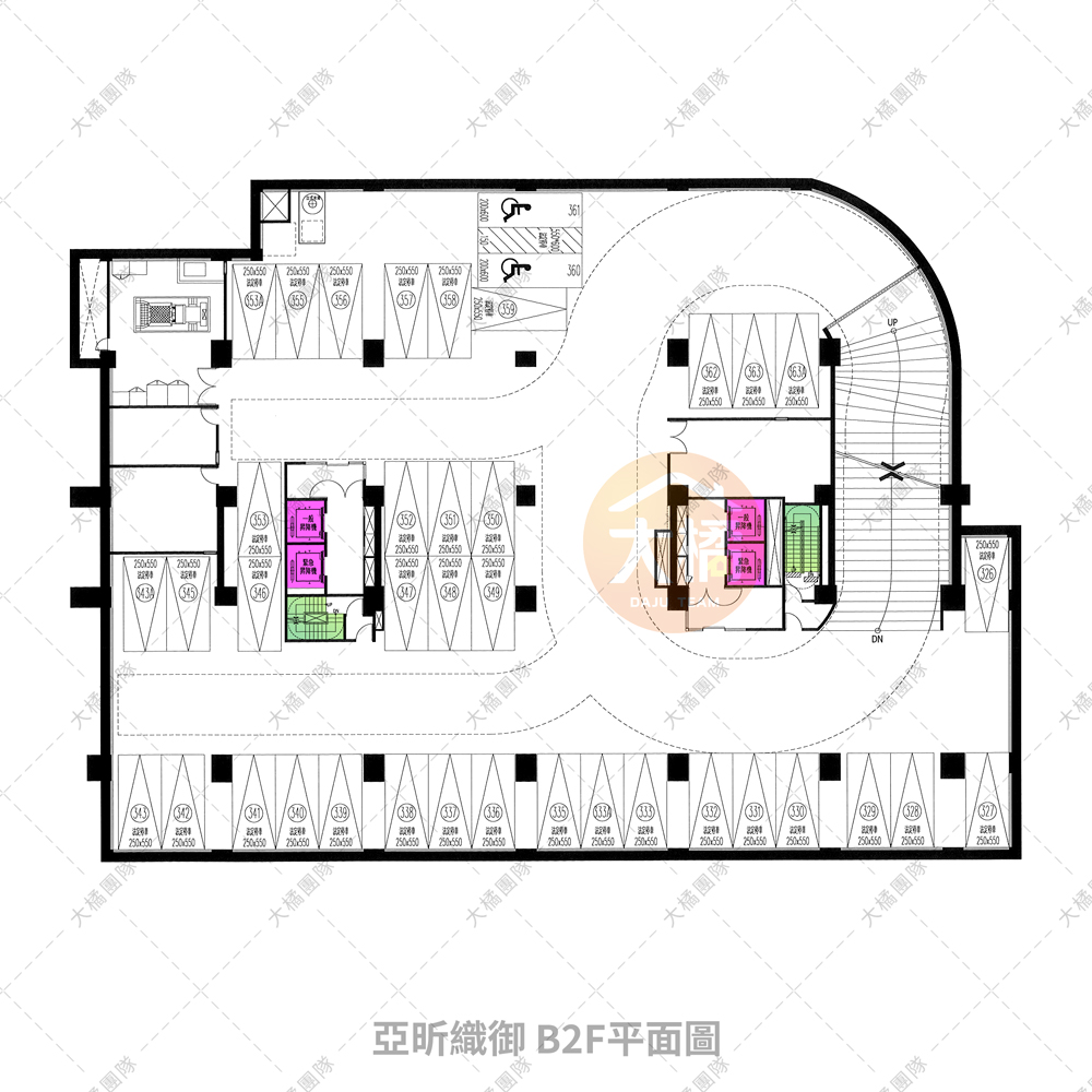 亞昕織御-B2F平面配置圖