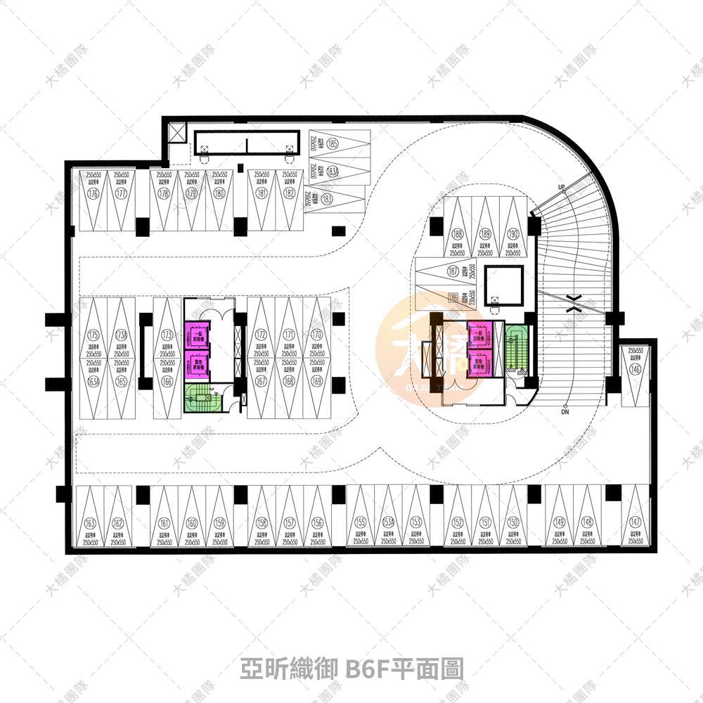 亞昕織御-B6F平面配置圖