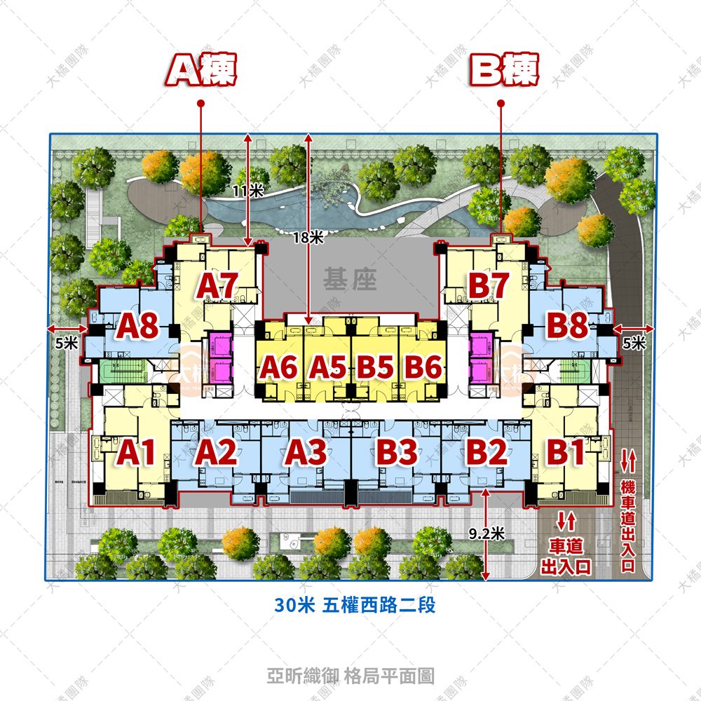 亞昕織御-格局平面圖